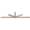 Ekena Millwork Kennewick Smooth Timber Gable Bracket, Douglas Fir, 108"W x 27"H x 3 1/2"D x 3 1/2"F, 6/12 Pitch GBW108X27X0404KEN00SDF - alternate 2